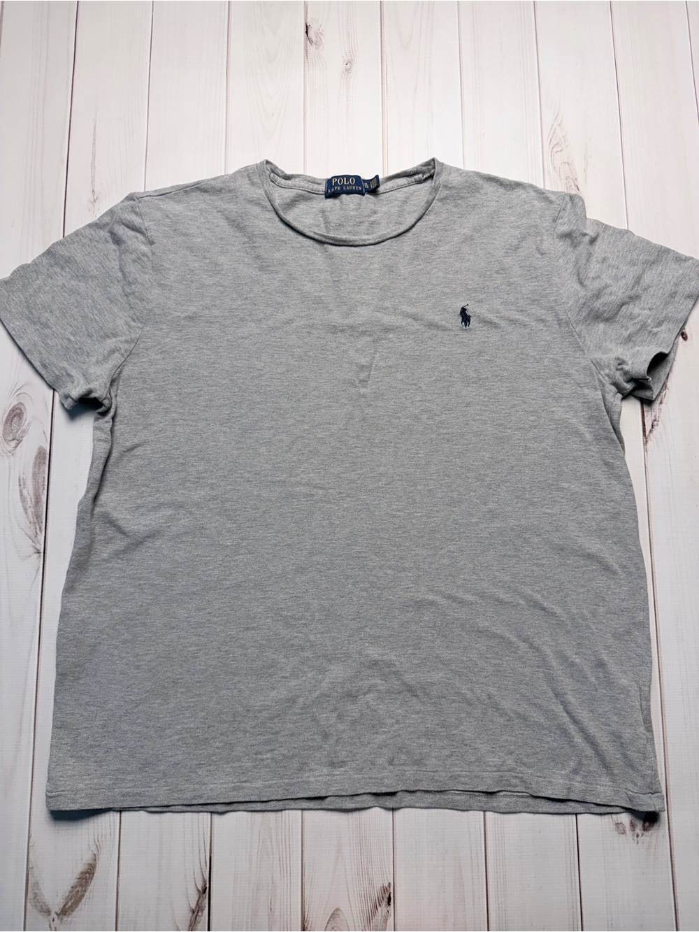Polo by Ralph Lauren Gray Short Sleeve Crew Tee